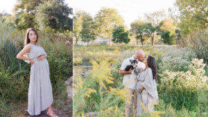 maternity photographer fall session outdoors